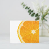 オレンジのスライス ポストカード (スタンド正面)