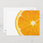 オレンジのスライス ポストカード (正面/裏面)