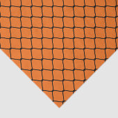 オレンジのチェーンリンクフェンス 薄葉紙 (詳細)