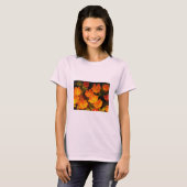オレンジのチューリップ Tシャツ (正面フル)
