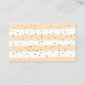 オレンジのツインベビーシャワーオムツラッフル エンクロージャーカード (裏面)