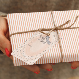 オレンジのトリックまたはベビーハロウィーンから治療 ギフトタグ