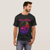 オレンジのハロウィンファミリーマッチング スプー デザイン Tシャツ (正面フル)