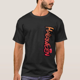 オレンジのハロウィンファミリーマッチングTシャツ ザ ブー クルー Tシャツ