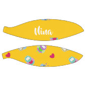 オレンジのハート付きフクロウ バスケットボール (パネル)