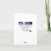 オレンジのバラのラブロマンチックグリーティングカード カード (裏面)