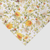 オレンジのバラ ヴィクトリアン風 ティッシュペーパー 薄葉紙 (詳細)