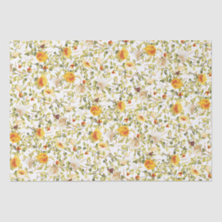 オレンジのバラ ヴィクトリアン風 ティッシュペーパー 薄葉紙