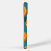 オレンジのパターン背景をスライス Case-Mate iPhoneケース (裏面 / 右)