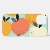 オレンジのパターン鮮やか:シームレスデザイン。 Case-Mate iPhoneケース (裏面 (横))