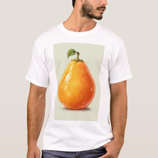 オレンジのパール Tシャツ (正面)