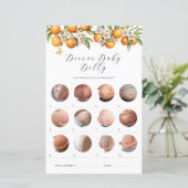 オレンジのビールまたはベビーベリーベイビーシャワーゲーム (スタンド正面)