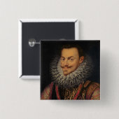 オレンジのフィリップウィリアムの王子 缶バッジ (正面&裏面)