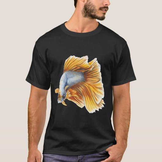 オレンジのベタ Tシャツ (正面)