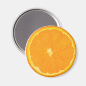 オレンジのマグネット：宇宙を明るくする マグネット (正面/裏面)