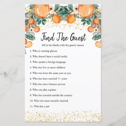 オレンジのメイン絞りゲストゲームを検索 (正面)