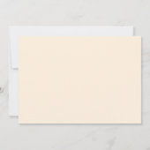 オレンジのヤシの木 Save the Date 発表 招待状 (裏面)