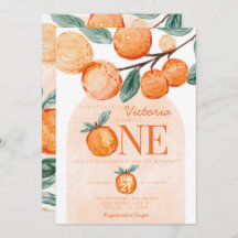 オレンジのリトルかわいこちゃんターンONE 1st誕生日パーティー