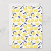 オレンジのレモン水彩 サンキューカード (裏面)