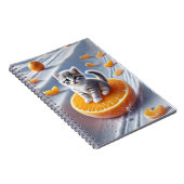 オレンジの上の猫 ノートブック (右側)