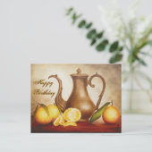 オレンジの付いたピッチャー ポストカード (スタンド正面)