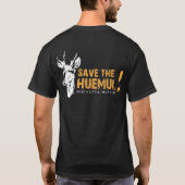 オレンジの保存HuemulのTシャツ Tシャツ (裏面)