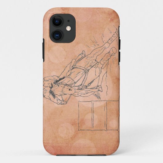 オレンジの円バレルレーサー~iPhone 5/5Sケース Case-Mate iPhoneケース (裏面)