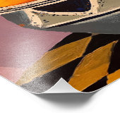 オレンジの写真の絵を描拡大 フォトプリント            (角)