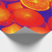 オレンジの包装紙 ラッピングペーパー (角)