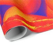 オレンジの包装紙 ラッピングペーパー (ロールコーナー)