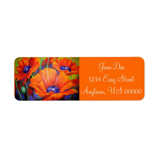 オレンジの印象 ラベル (正面)