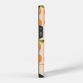 オレンジの名入れデザイン iPhoneケース (右側面)