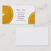 オレンジの名刺 名刺 (正面/裏面)