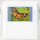 オレンジの君主 長方形シール (バッグ)