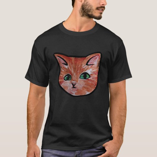 オレンジの子猫 Tシャツ (正面)