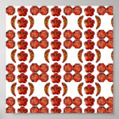 オレンジの宝石アート。 ポスター (正面)