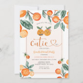 オレンジの性別が小さなかわいこちゃんの内容を明らかにする 招待状 (正面)