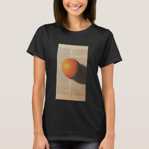 オレンジの惑星 – 宇宙のTシャツの形 Tシャツ