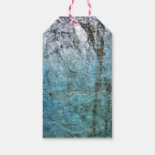 オレンジの抽象芸術ギフトラベル、オレンジの幸せなギフト ギフトタグ (裏面)