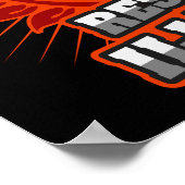 オレンジの拳を上げてイルミナティに抵抗する ポスター (角)