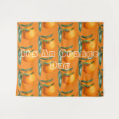 オレンジの日 タペストリー (正面(横))