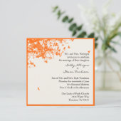 オレンジの木と鳥 招待状 (スタンド正面)