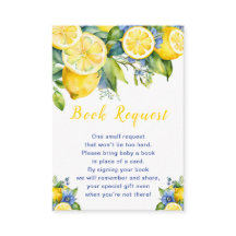 オレンジの木の地中海風ベイビーシャワーブックリクエスト