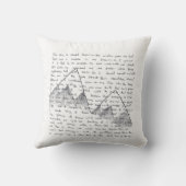 オレンジの枕のボール クッション (裏面)