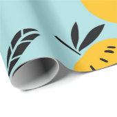 オレンジの果実の継ぎ目のない模様 ラッピングペーパー (ロールコーナー)