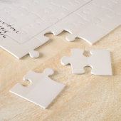 オレンジの果実水色絵画の ジグソーパズル (側面)