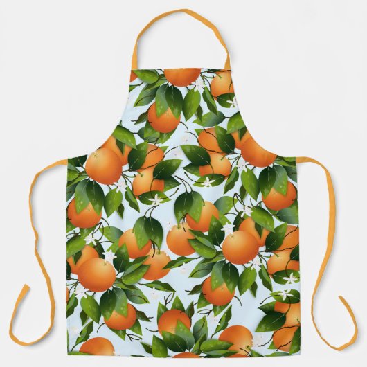 オレンジの果実 エプロン (正面)
