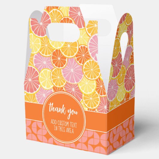 オレンジの果物 - 彼女の大切な人 シャワーを探した フェイバーボックス (オープン)