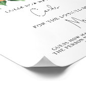 オレンジの枝 - 何個の栓がありますか ポスター (角)