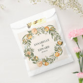 オレンジの柑橘系結婚の植物感謝していの好み フェイバーバッグ (封をした状態)